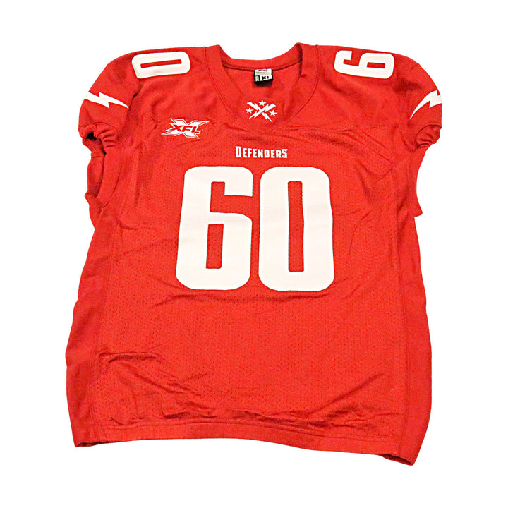 DC Defenders 2020 #60 Game Issued Home Jersey XL