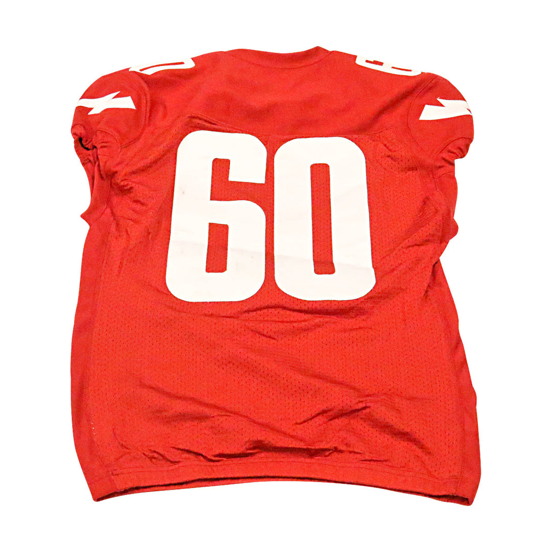 DC Defenders 2020 #60 Game Used Home Jersey XL