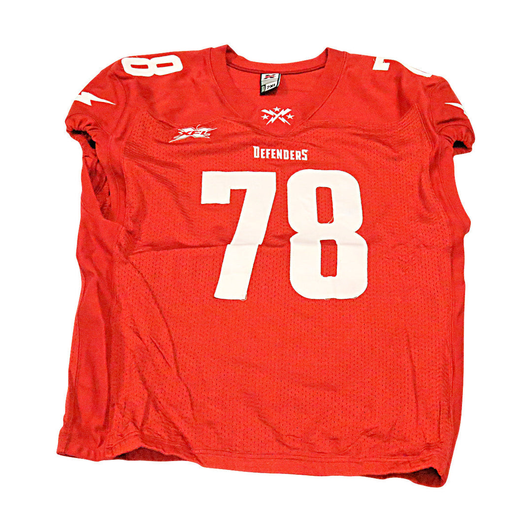 Malcolm Bunche DC Defenders 2020 Game Issued Home Jersey 2XL