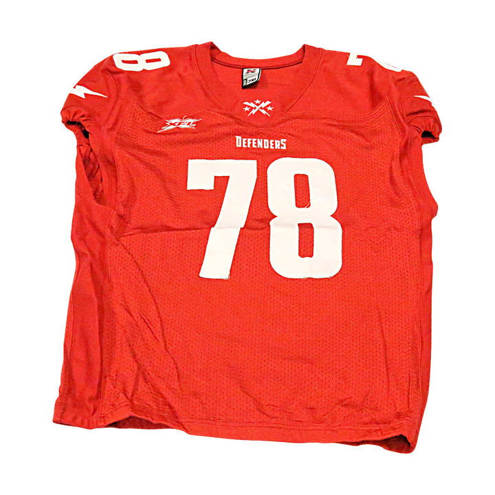 Malcolm Bunche DC Defenders 2020 Game Issued Home Jersey 2XL