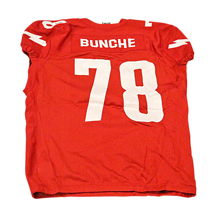 Malcolm Bunche DC Defenders 2020 Game Used Home Jersey 2XL