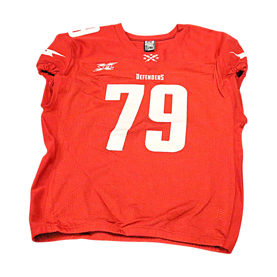 D'Ondre Wesley DC Defenders 2020 Game Issued Home Jersey 2XL