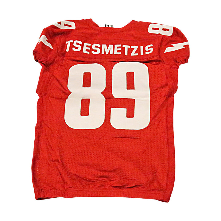 Tsesmetzis DC Defenders 2020 Game Used Home Jersey L