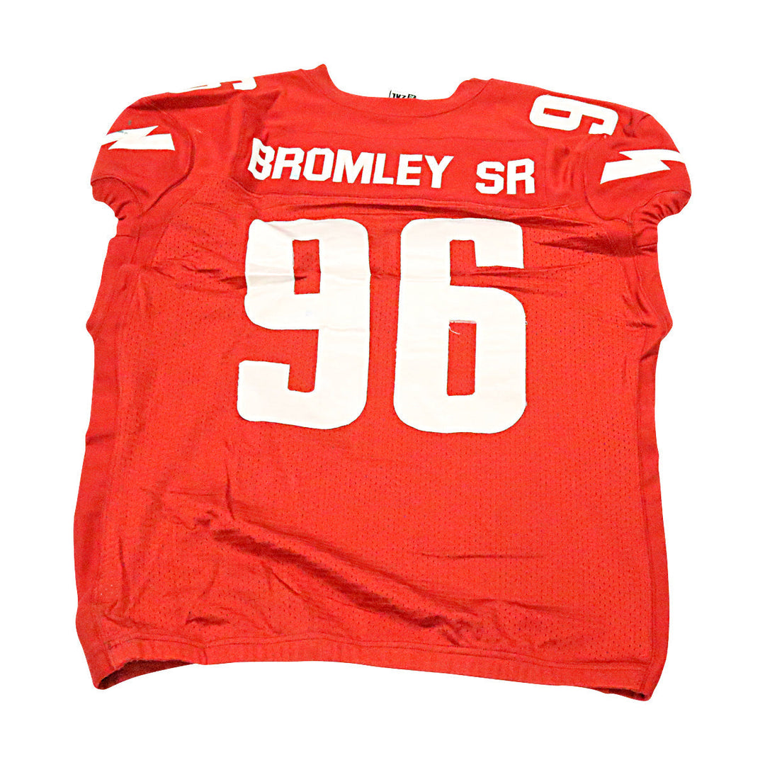 Jay Bromley SR DC Defenders 2020 Game Used Home Jersey XL