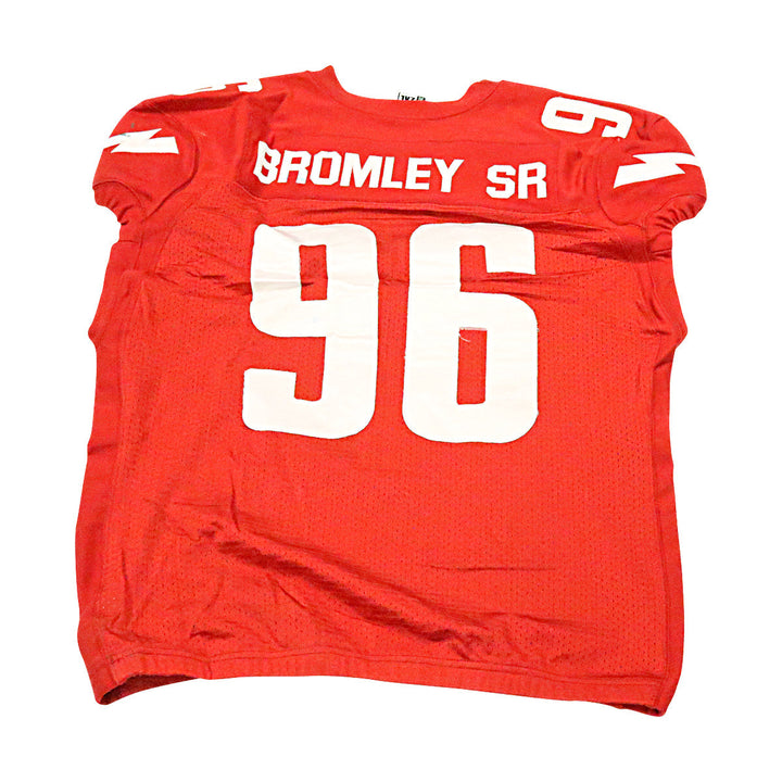 Jay Bromley SR DC Defenders 2020 Game Used Home Jersey XL