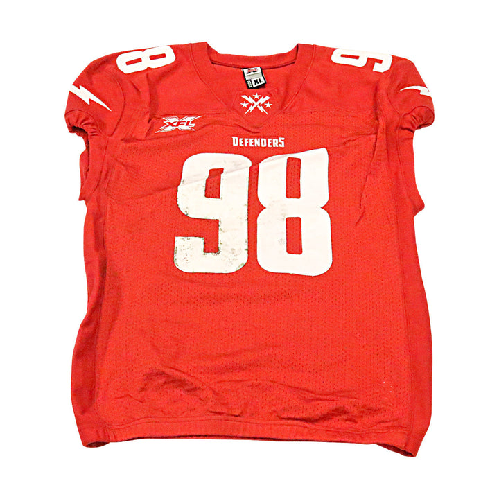 Daryle Banfield DC Defenders 2020 Game Issued Home Jersey XL
