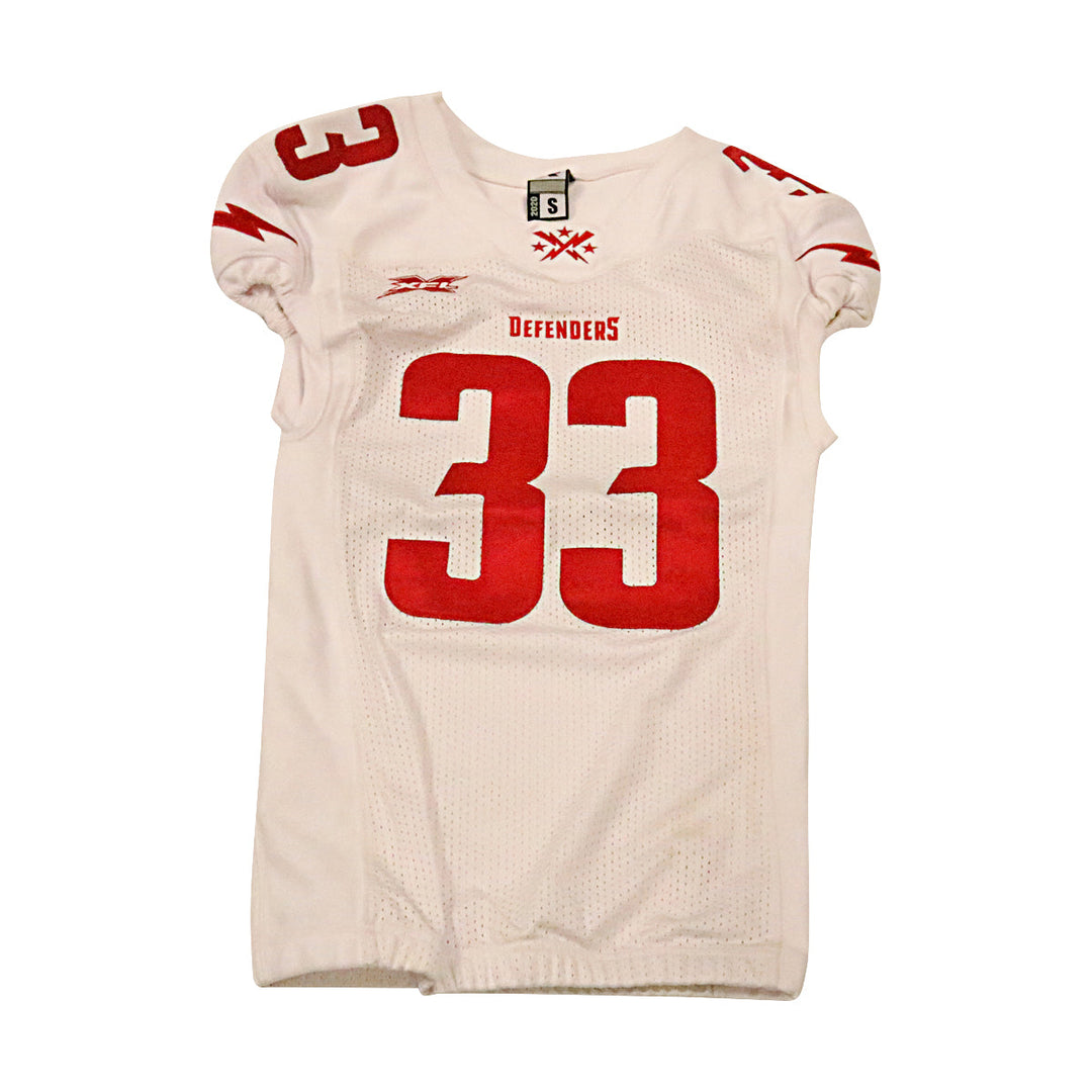 DC Defenders 2020 #33 Team Issued Away Jersey S