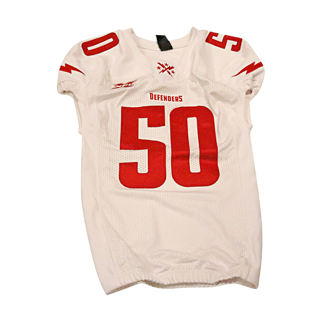 DC Defenders 2020 #50 Team Issued Away Jersey M