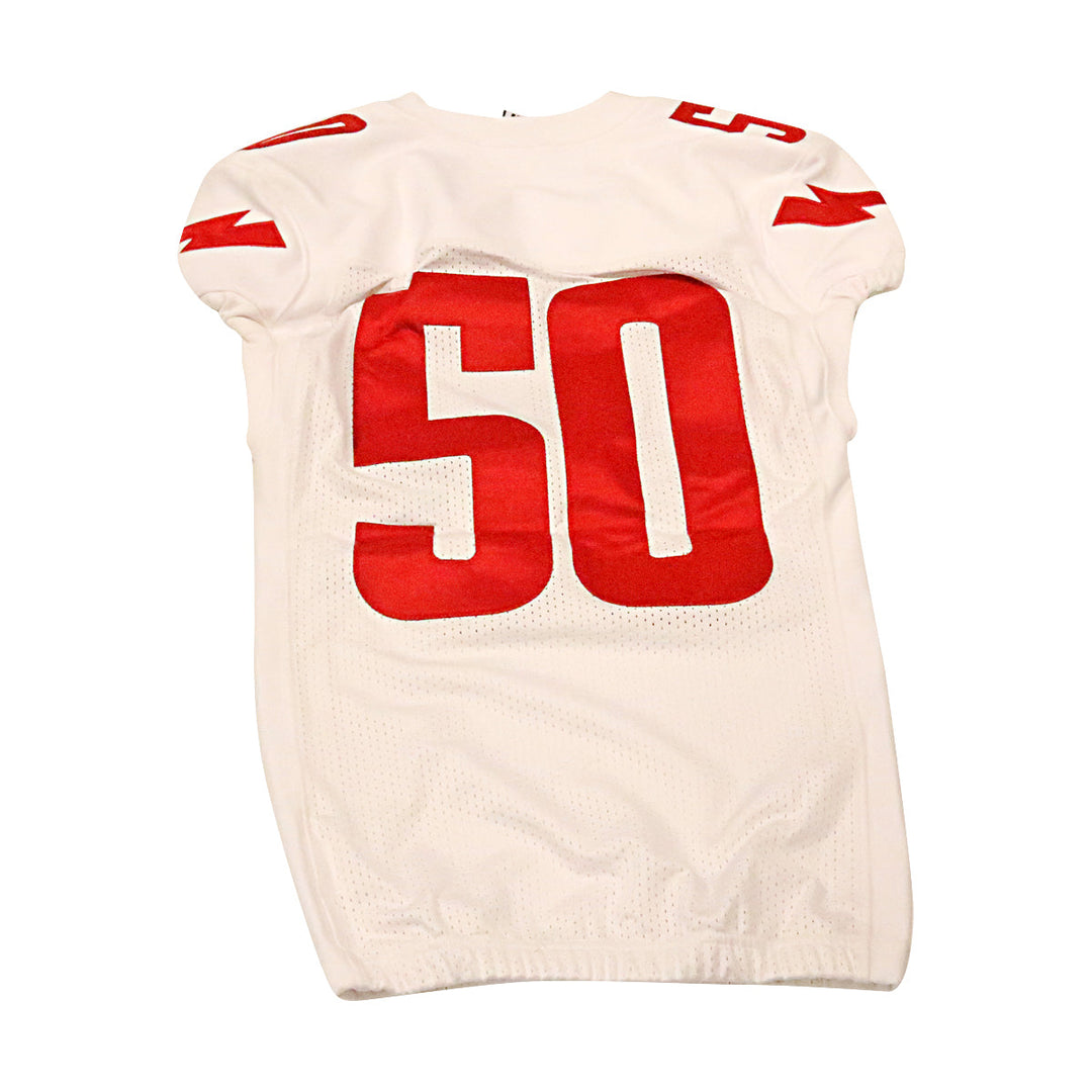 DC Defenders 2020 #50 Team Issued Away Jersey M