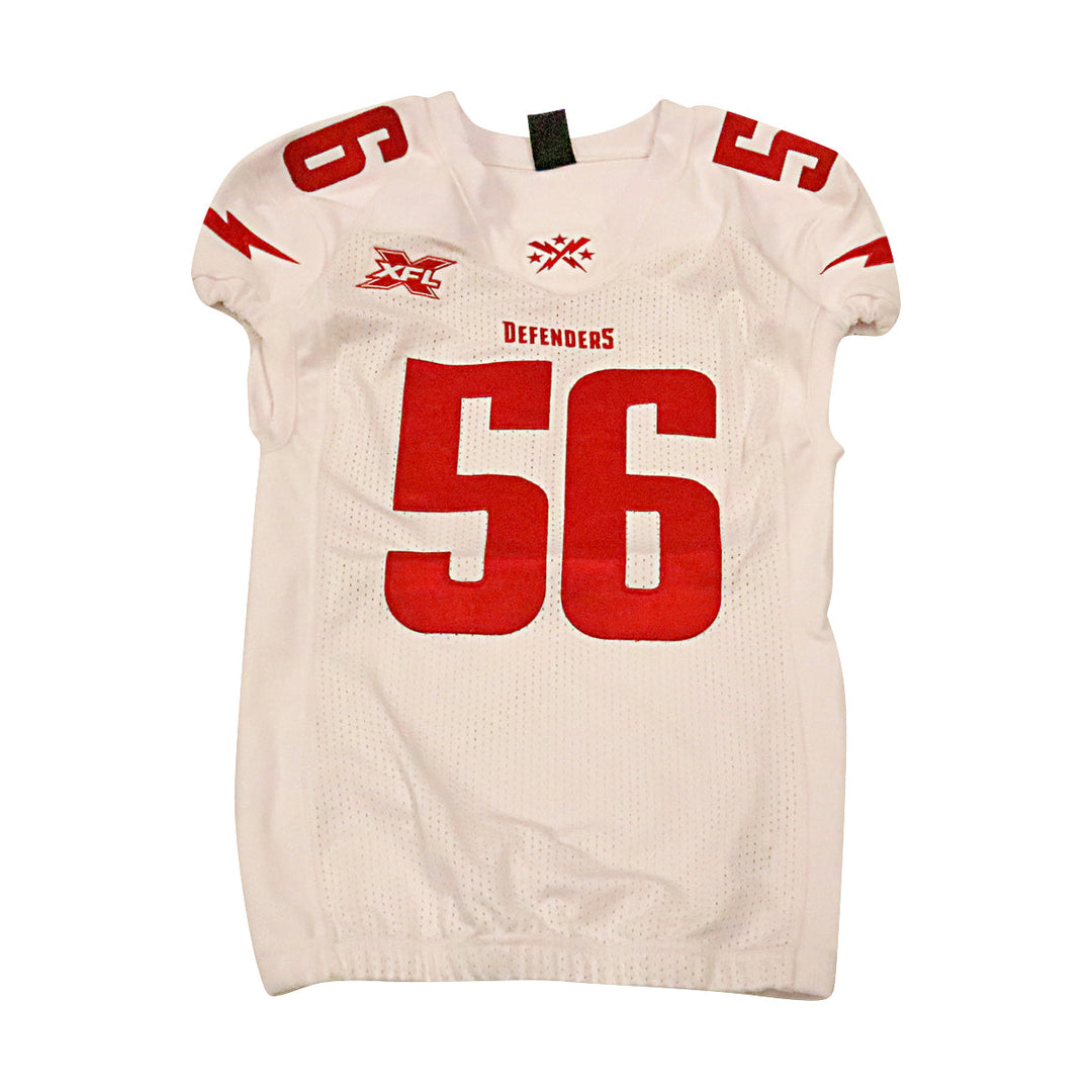 DC Defenders 2020 #56 Team Issued Away Jersey M