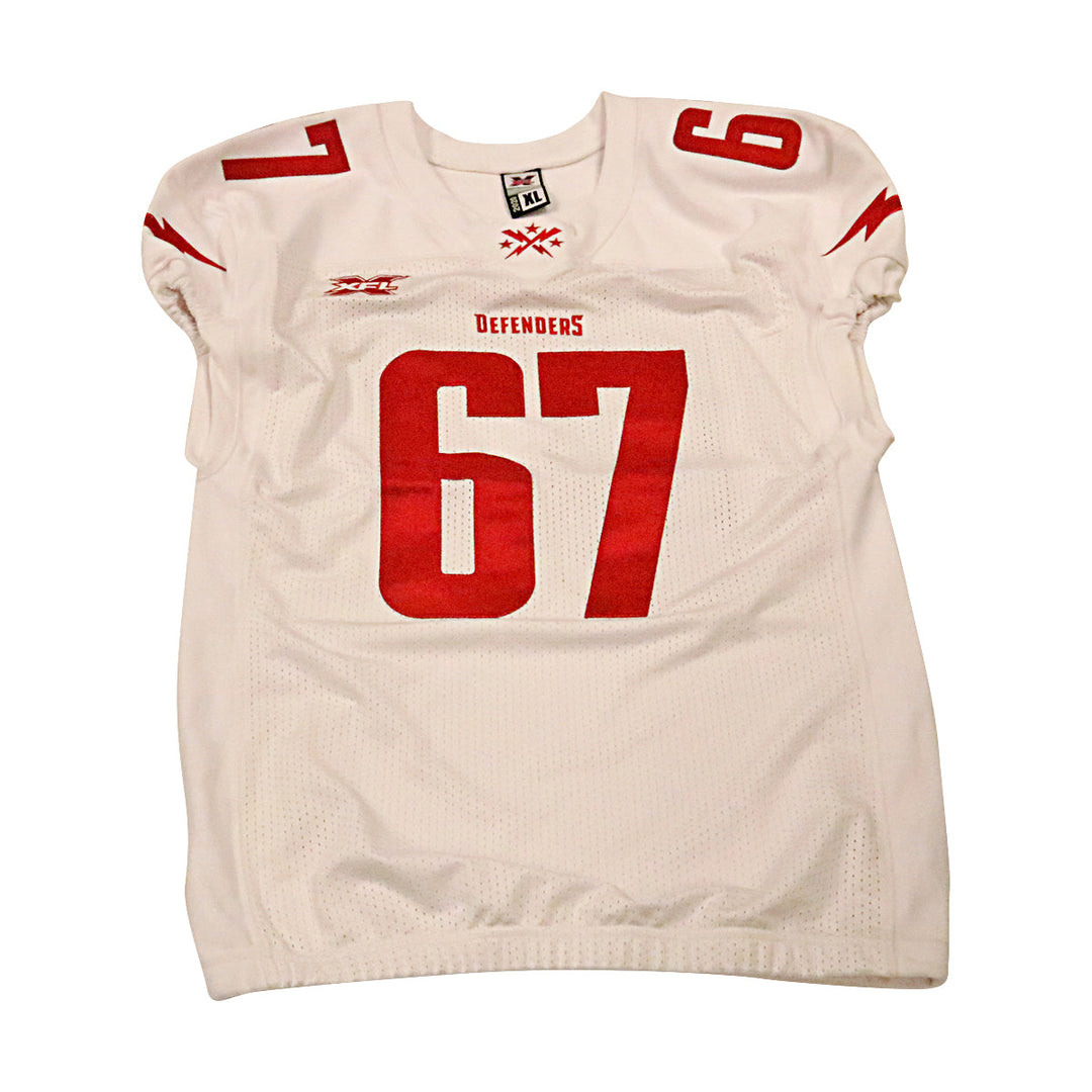 DC Defenders 2020 #67 Team Issued Away Jersey XL