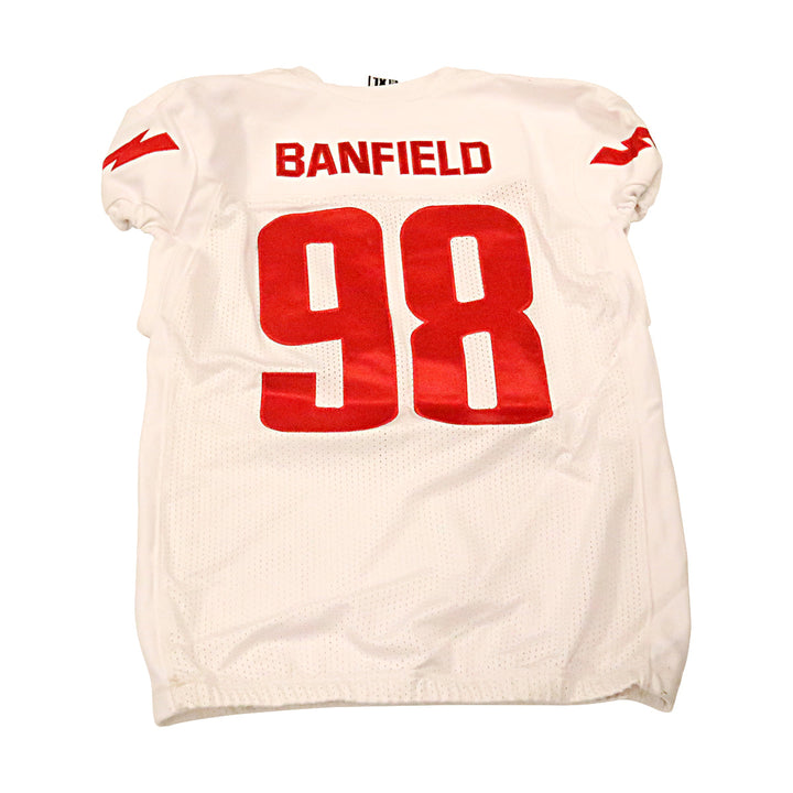 Daryle Banfield DC Defenders 2020 Game Used Away Jersey XL
