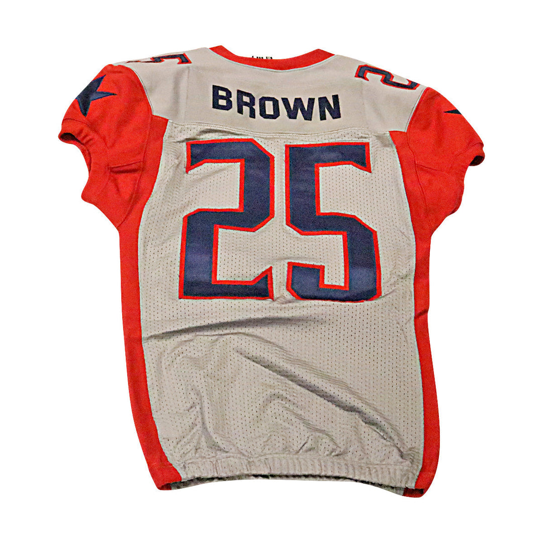 Cody Brown Houston Roughnecks 2020 Game Used Away Jersey M