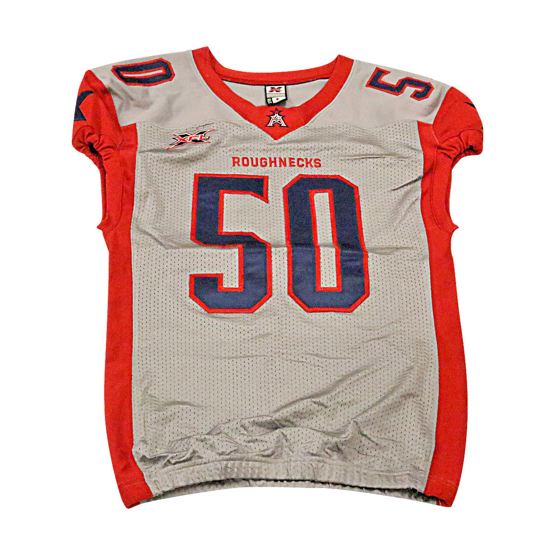 Kaelin Burnett Houston Roughnecks 2020 Game Issued Away Jersey L