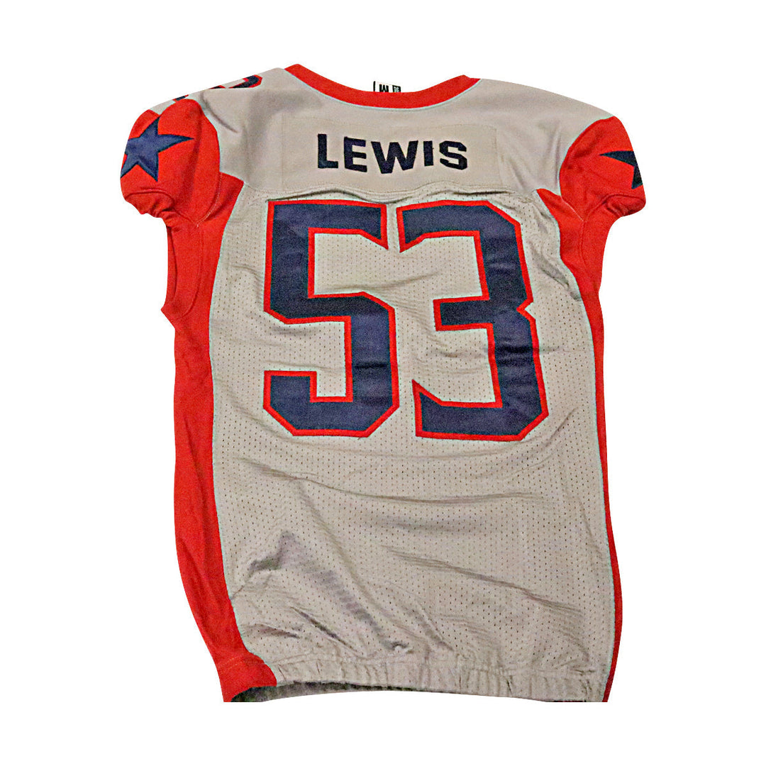 Drew Lewis Houston Roughnecks 2020 Game Used Away Jersey M