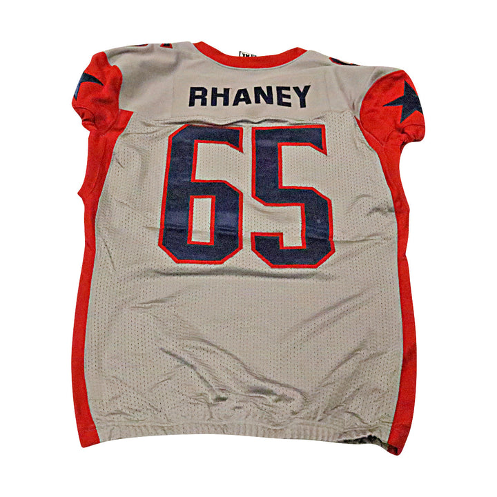 Demetrius Rhaney Houston Roughnecks 2020 Game Used Away Jersey XL