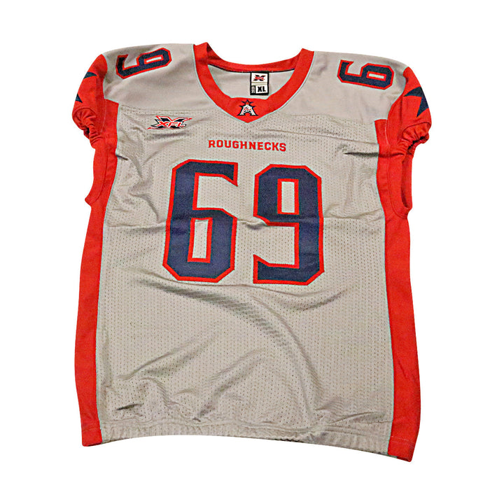 Isame Faciane Houston Roughnecks 2020 Game Issued Away Jersey L