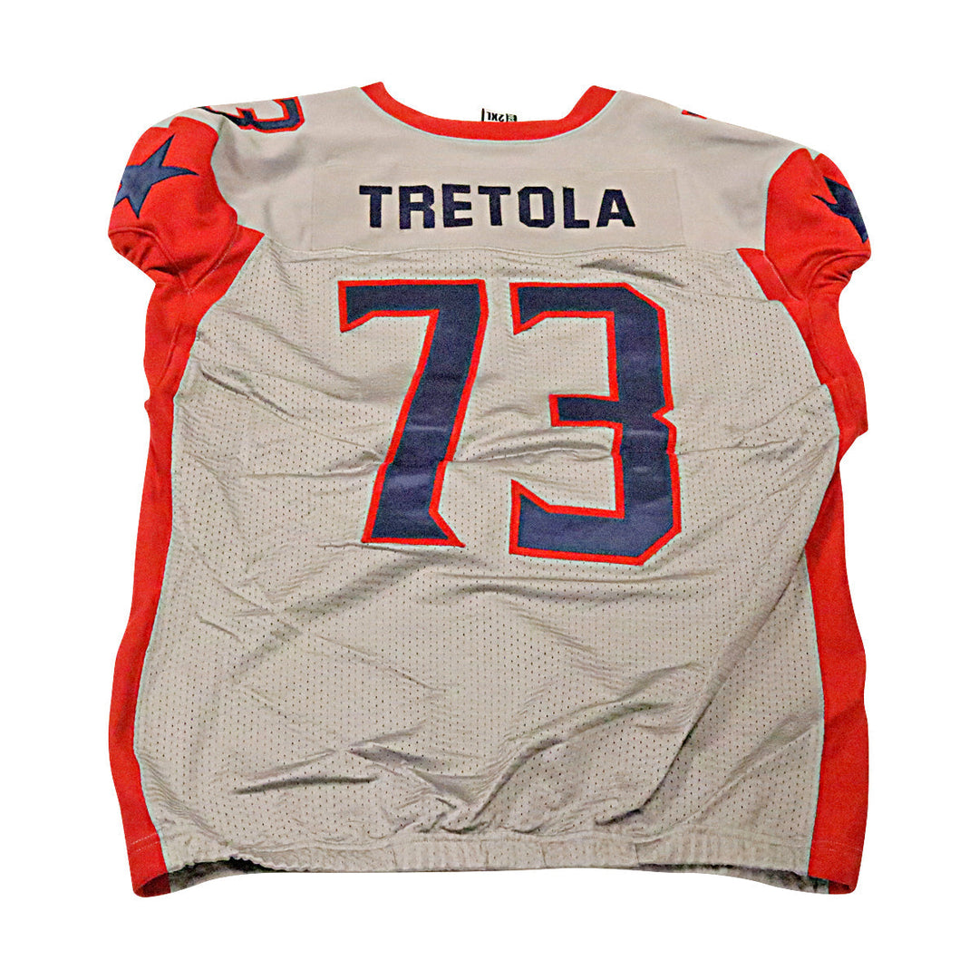 Sebastian Tretola Houston Roughnecks 2020 Game Used Away Jersey 2XL