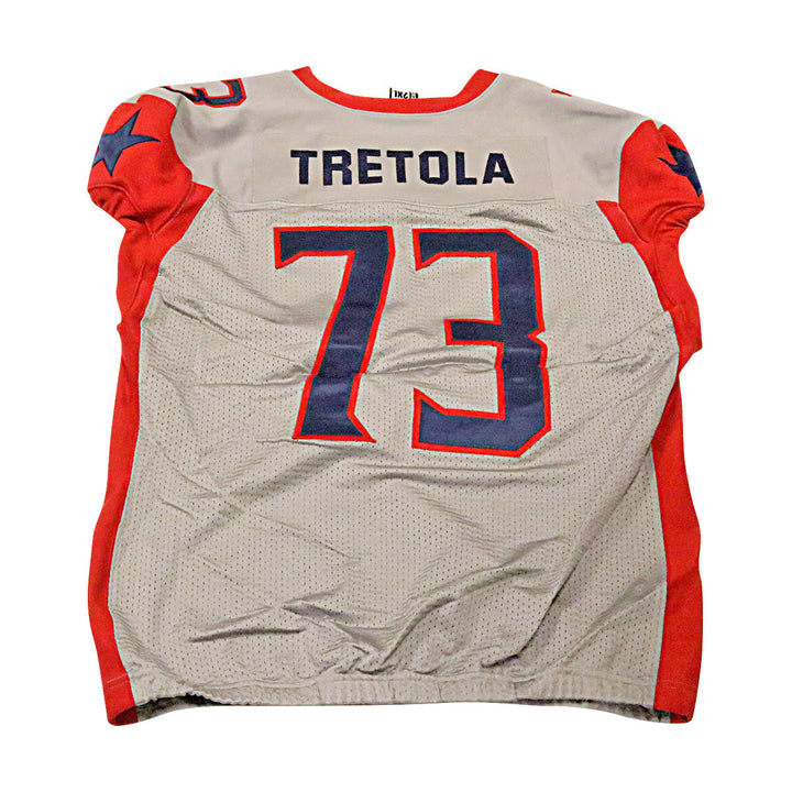 Sebastian Tretola Houston Roughnecks 2020 Game Used Away Jersey 2XL