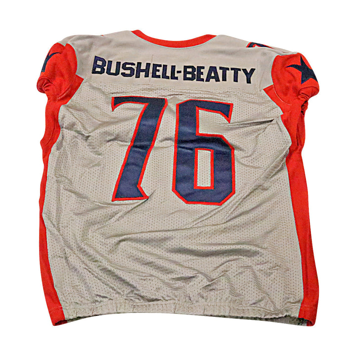 Juwann Bushell-Beatty Houston Roughnecks 2020 Game Used Away Jersey 2XL