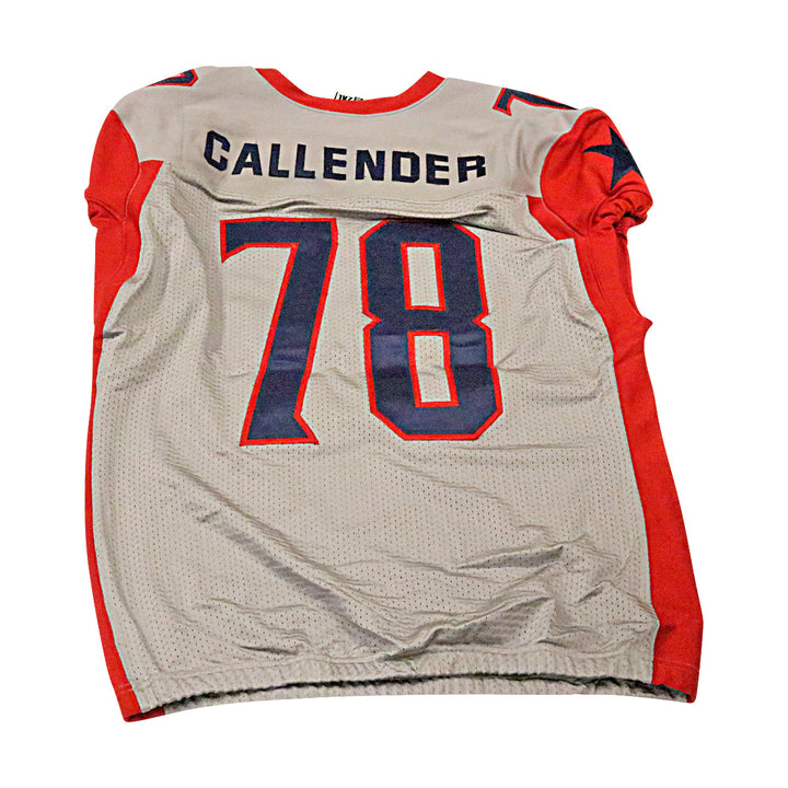 Nick Callendar Houston Roughnecks 2020 Game Used Away Jersey 2XL