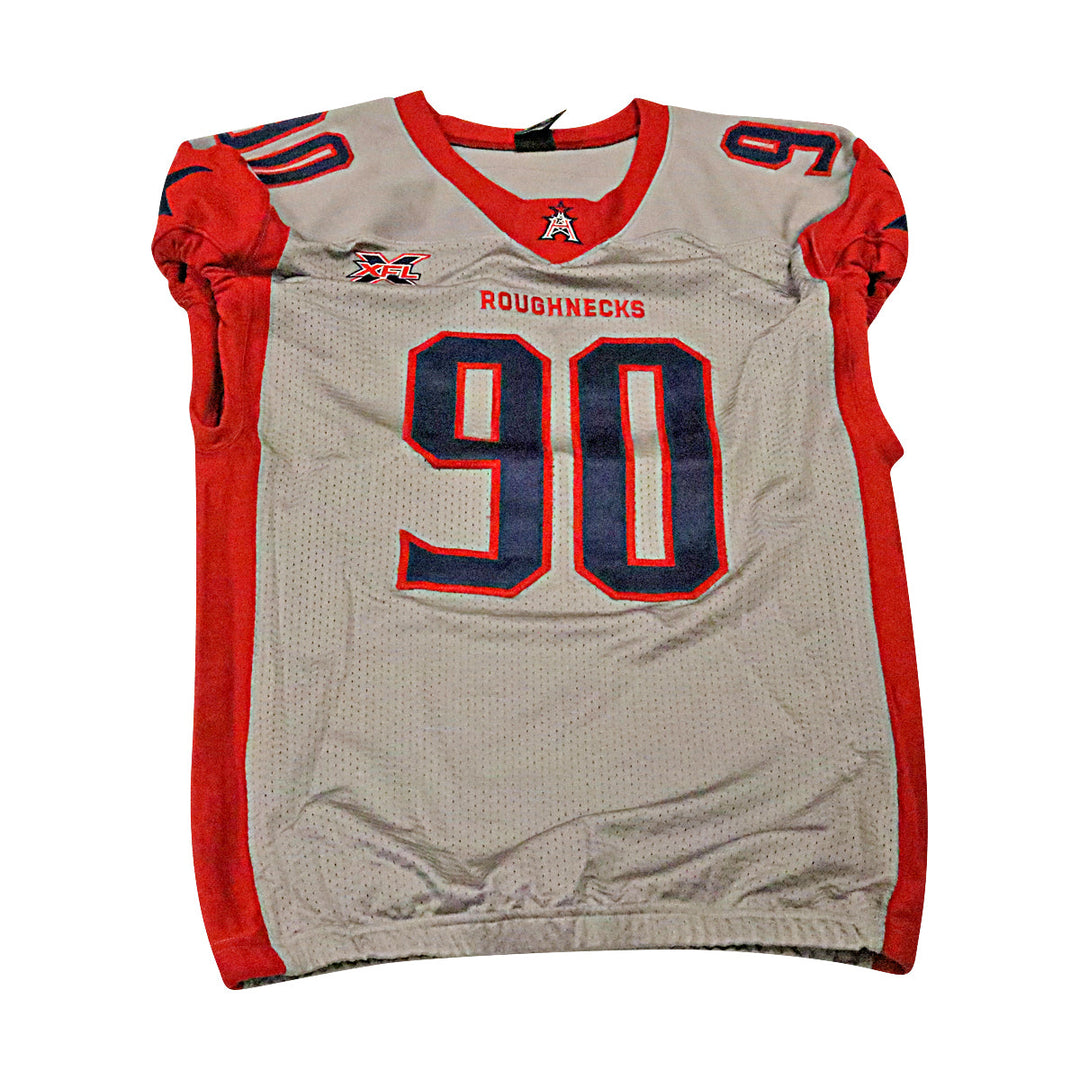 Johnny Maxey Houston Roughnecks 2020 Game Issued Away Jersey XL