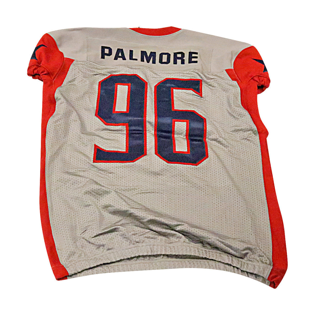 Walt Palmore Houston Roughnecks 2020 Game Used Away Jersey 2XL