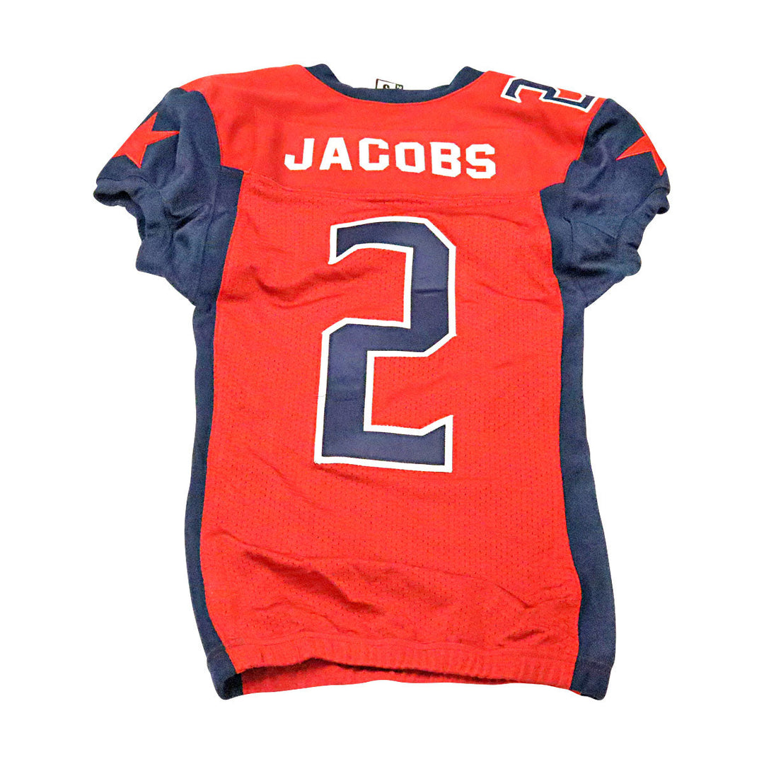 Taivon Jacobs Houston Roughnecks 2020 Game Used Home Jersey S