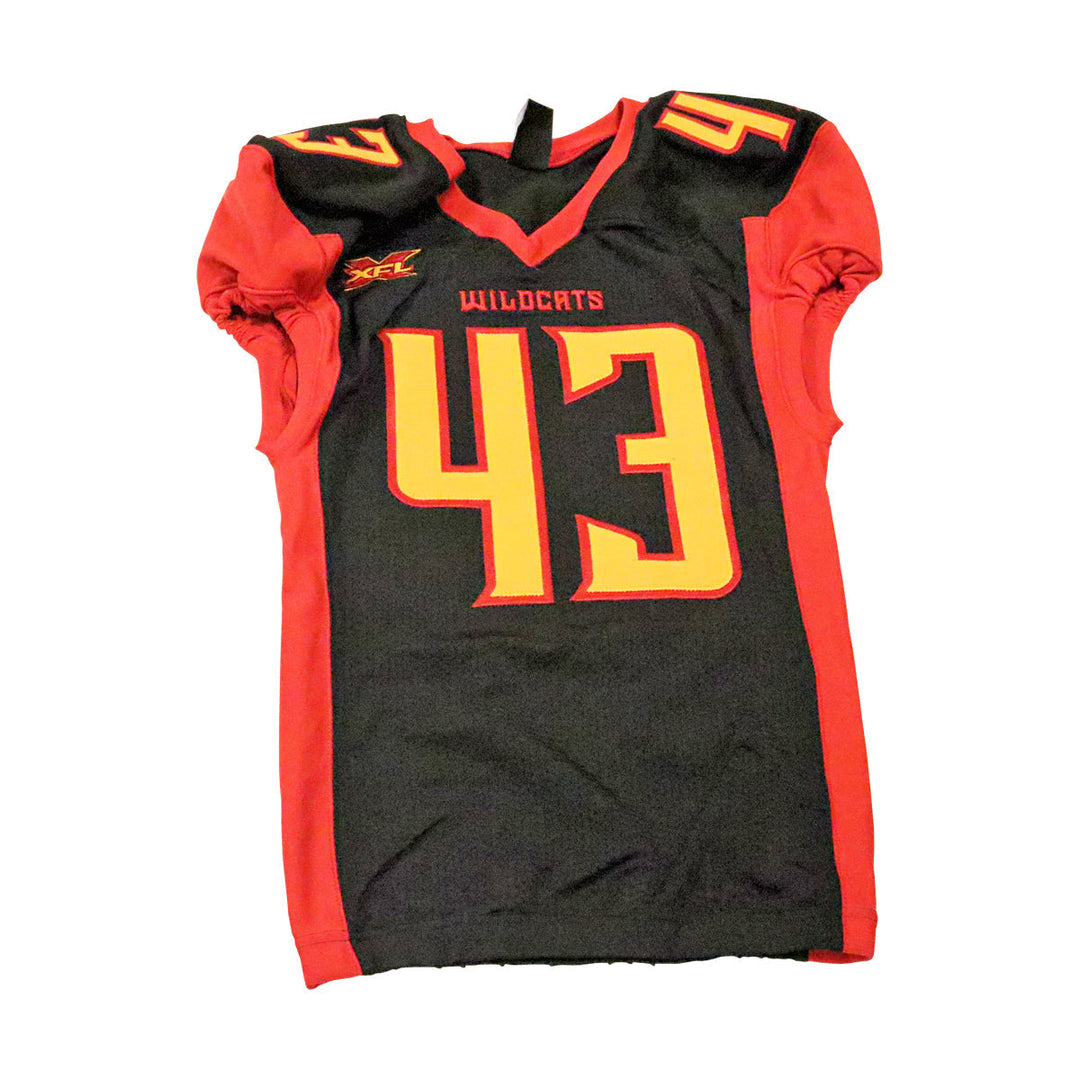 Los Angeles Wildcats 2020 #43 Team Issued Home Jersey M