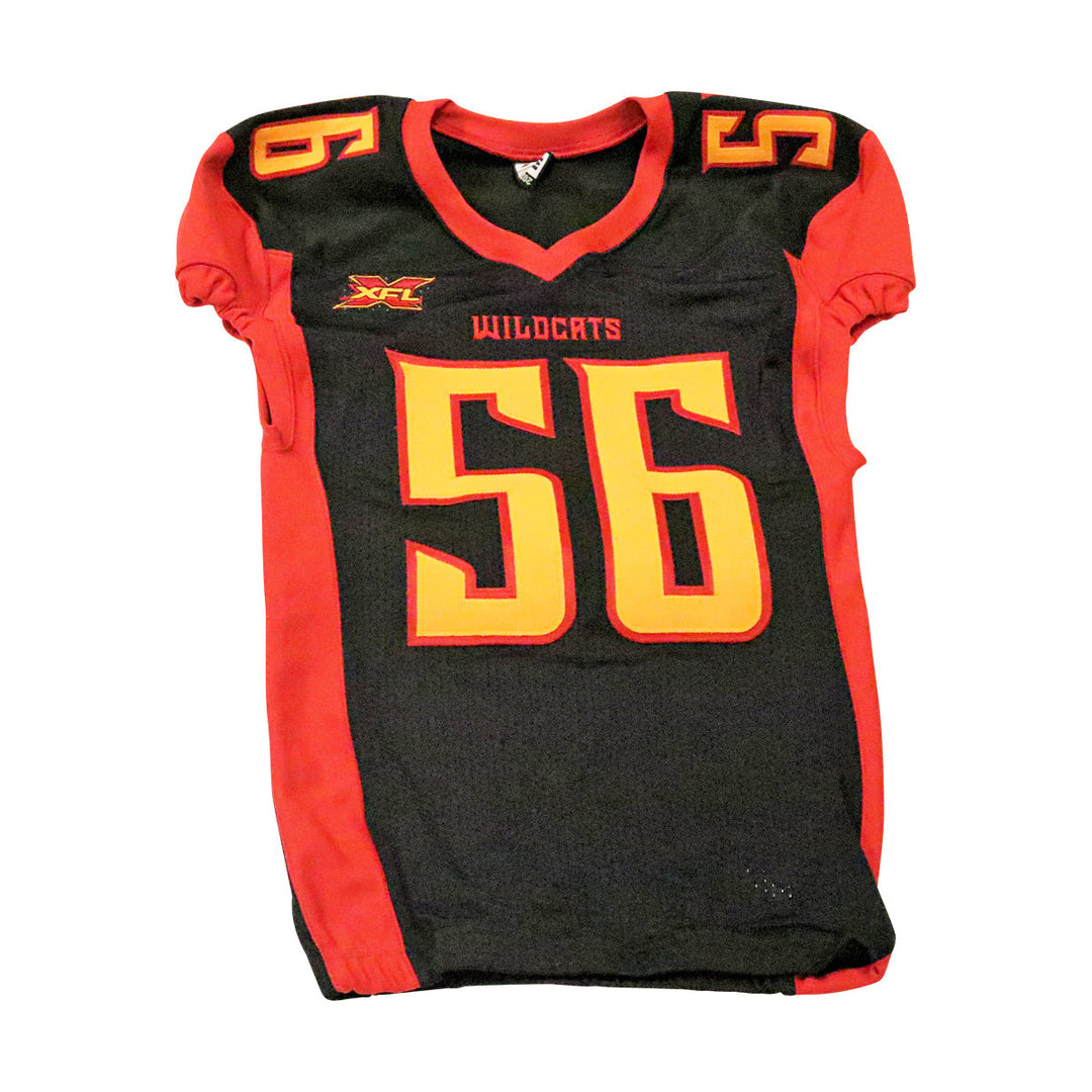 Los Angeles Wildcats 2020 #56 Team Issued Home Jersey M