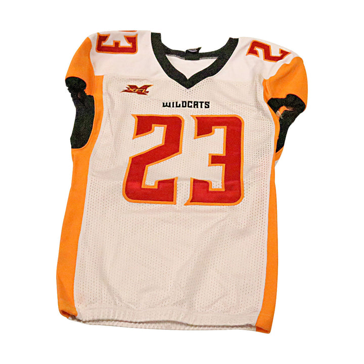 Mike Stevens Los Angeles Wildcats 2020 Game Issued Away Jersey L