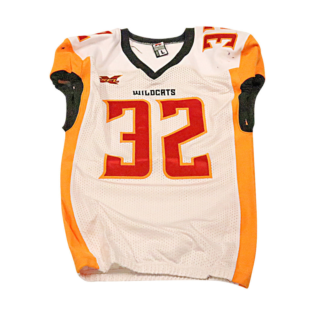 LaDarius Wiley Los Angeles Wildcats 2020 Game Issued Away Jersey L