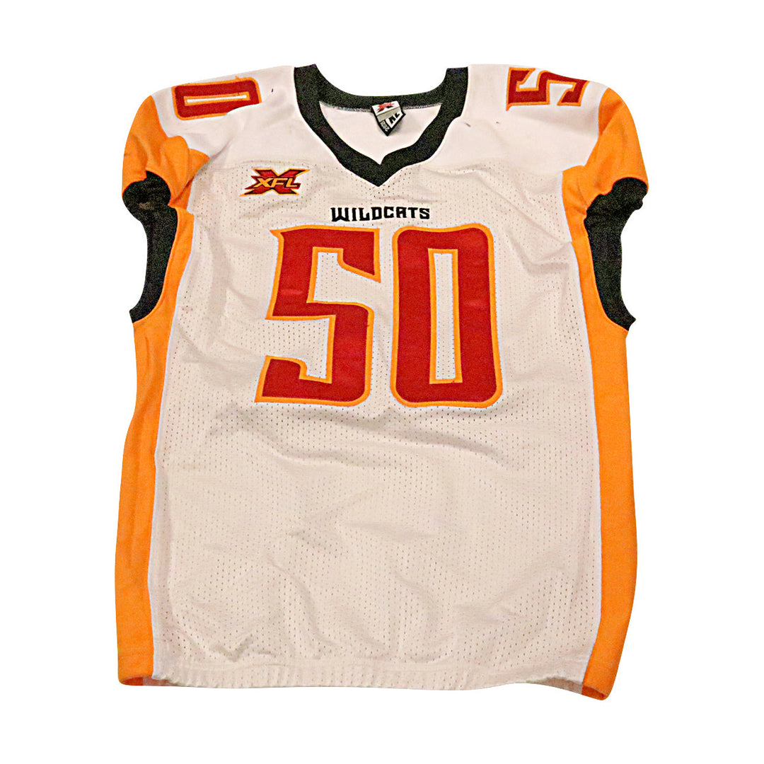 Quentin Gause Los Angeles Wildcats 2020 Game Issued Away Jersey XL