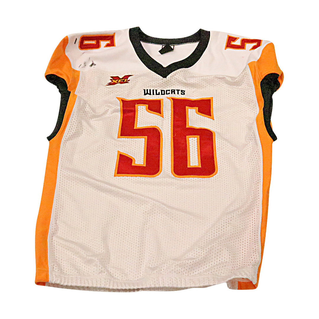 Nico Siragusa Los Angeles Wildcats 2020 Game Issued Away Jersey 2XL