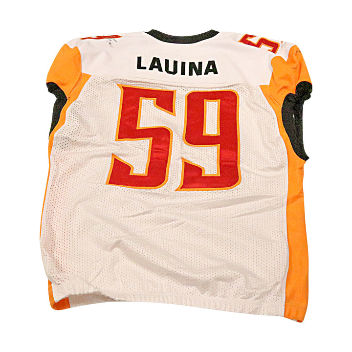 Fred Lauina Los Angeles Wildcats 2020 Game Used Away Jersey 2XL