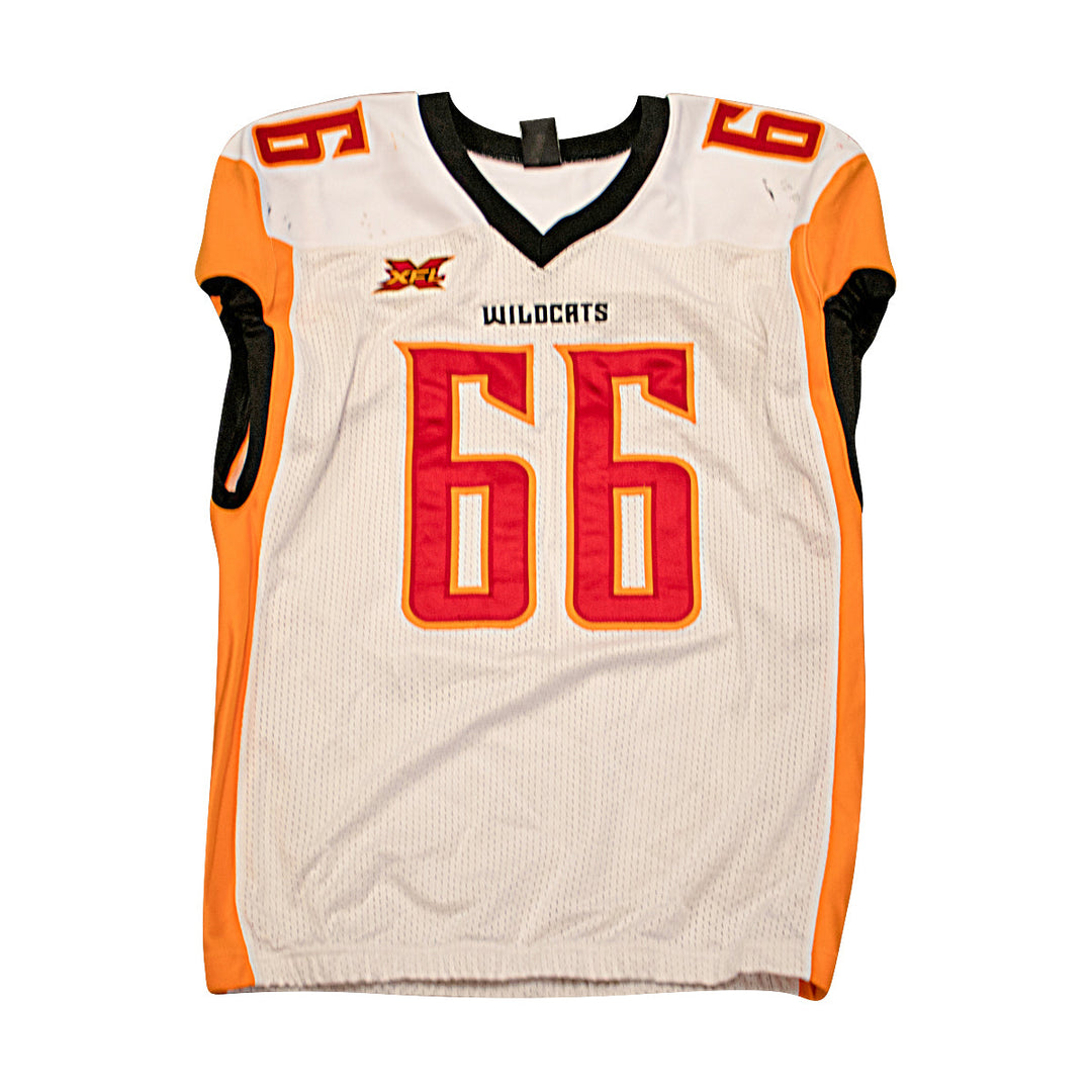 XFL 2020 Los Angeles Wildcats Game Issued Away Jersey Vahe 2XL