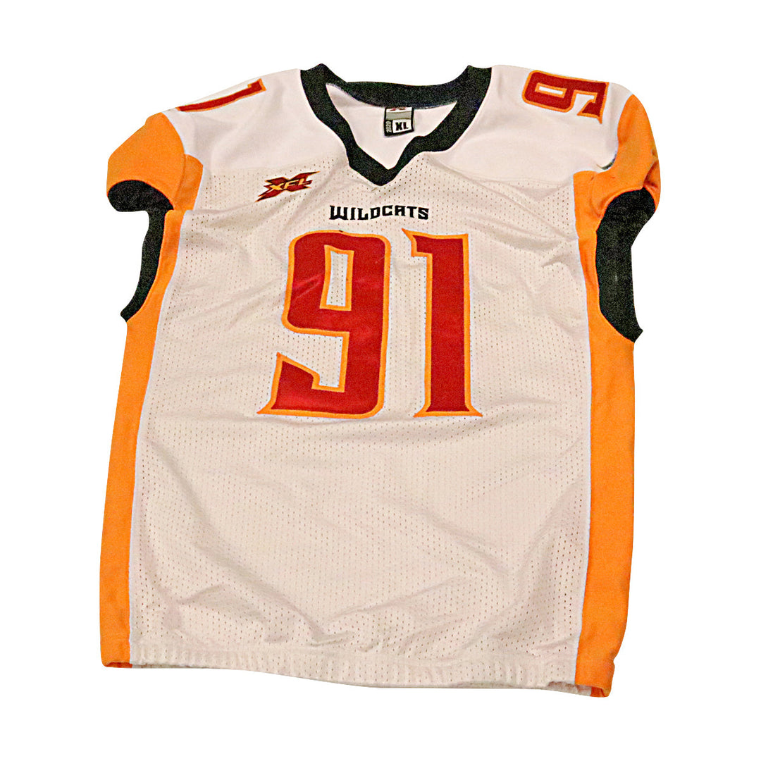 Boogie Roberts Los Angeles Wildcats 2020 Game Issued Away Jersey XL