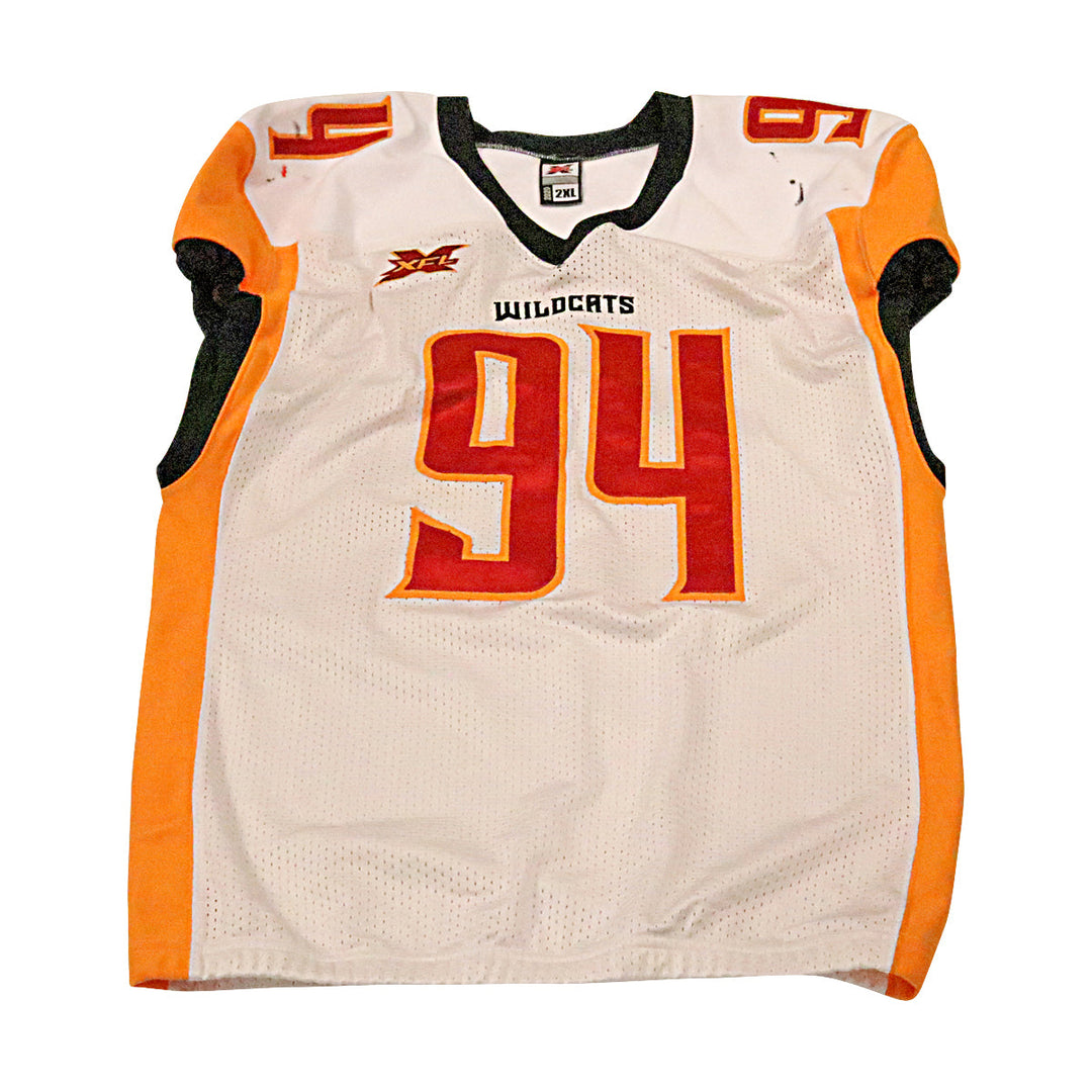 Cedric Reed Los Angeles Wildcats 2020 Game Issued Away Jersey 2XL