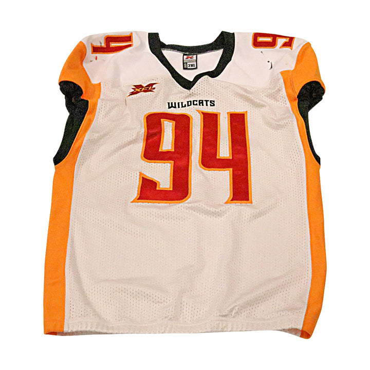 Cedric Reed Los Angeles Wildcats 2020 Game Issued Away Jersey 2XL