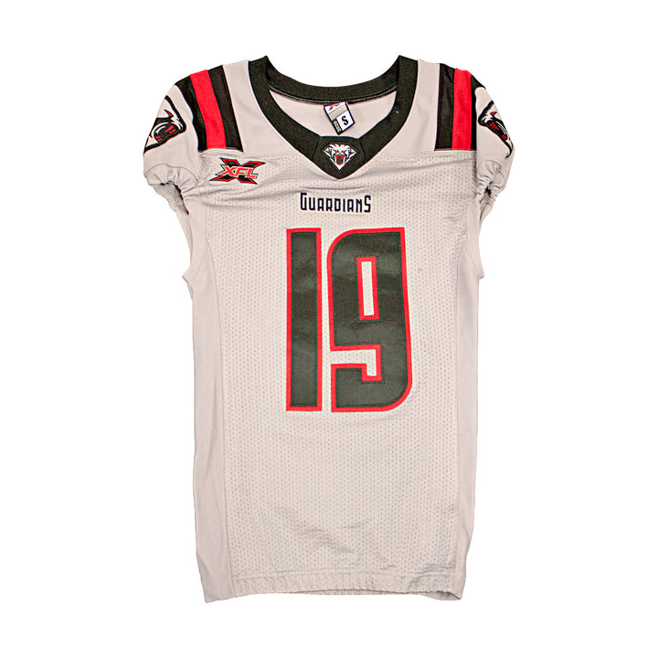 XFL 2020 New York Guardians Game Issued Away Jersey Gentry S