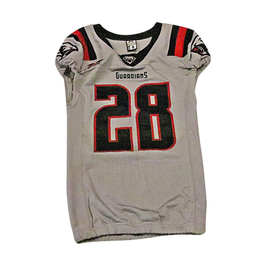 Wes Sutton New York Guardians 2020 Game Issued Away Jersey S