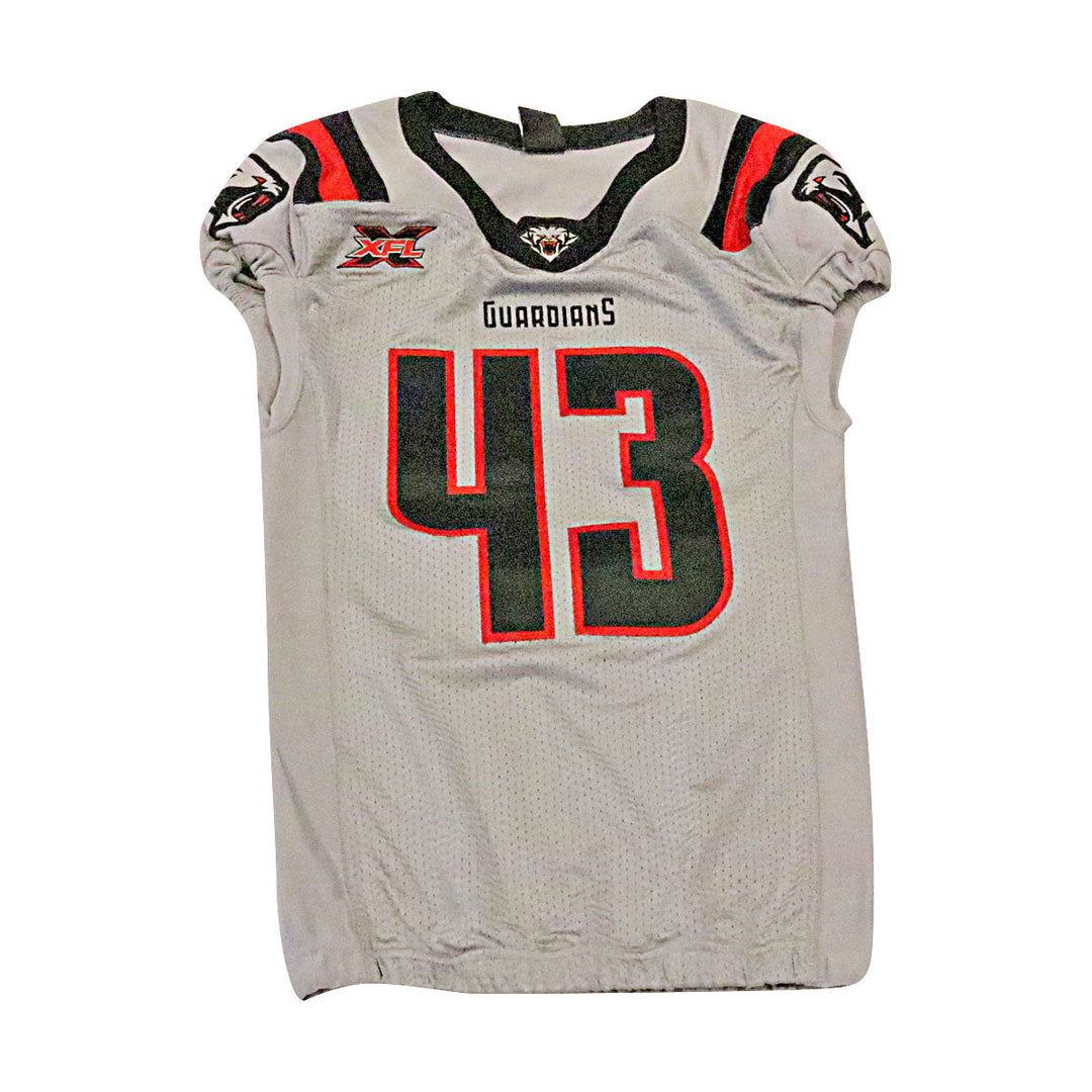 New York Guardians 2020 #43 Team Issued Away Jersey M