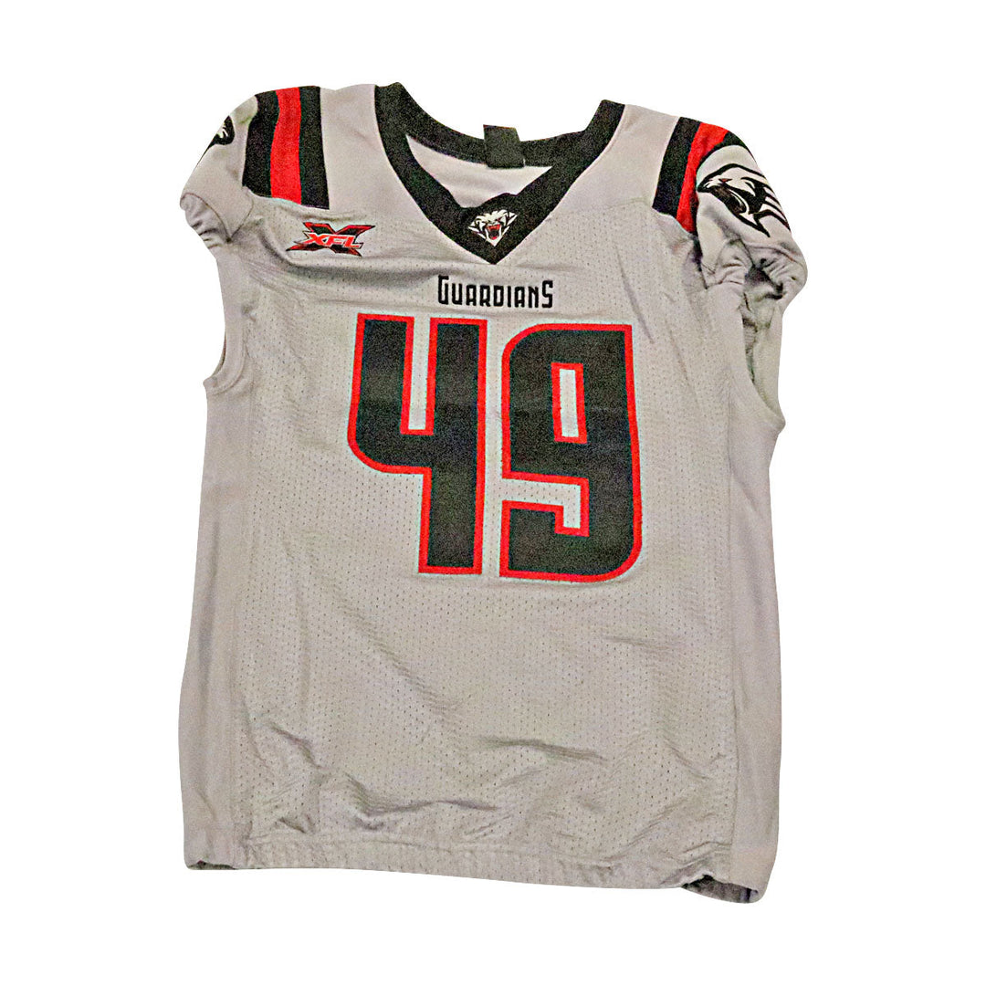 New York Guardians 2020 #49 Game Issued Away Jersey L (NAMEPLATE REMOVED)