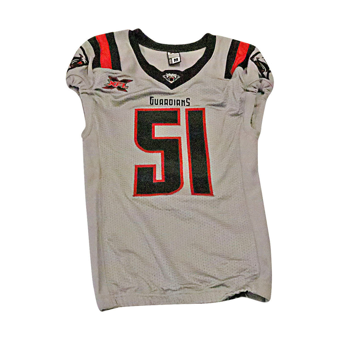Darnell Leslie New York Guardians 2020 Game Issued Away Jersey M