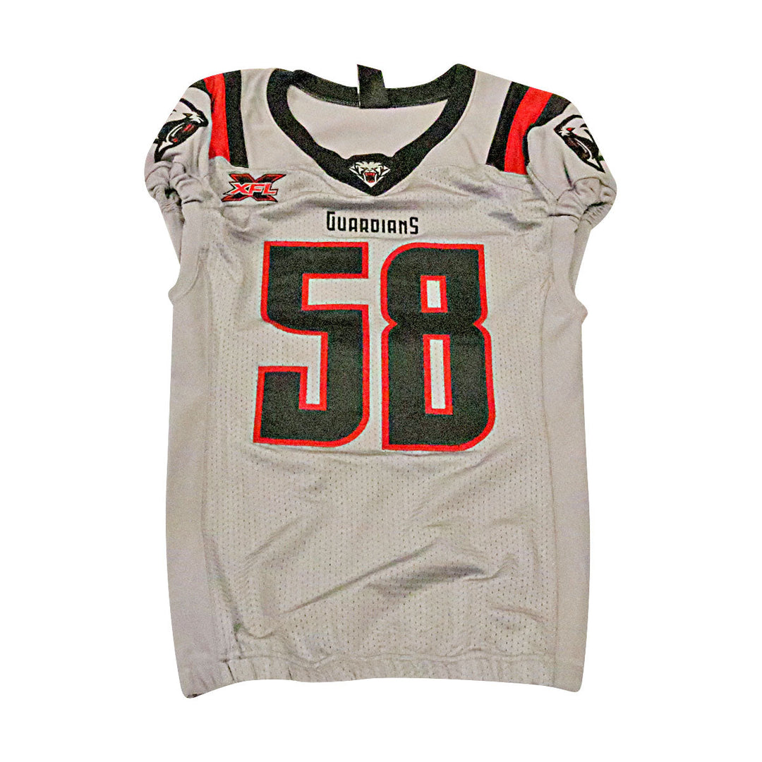 New York Guardians 2020 #58 Team Issued Away Jersey M 