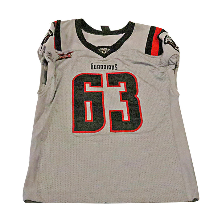 Derek Dennis New York Guardians 2020 Game Issued Away Jersey XL (Nameplate removed)