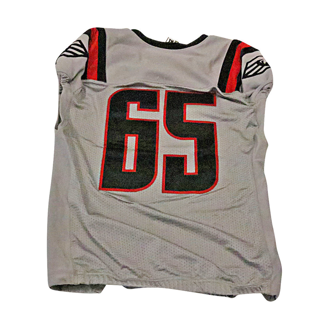 New York Guardians 2020 #65 Game Used Away Jersey XL (Nameplate removed)