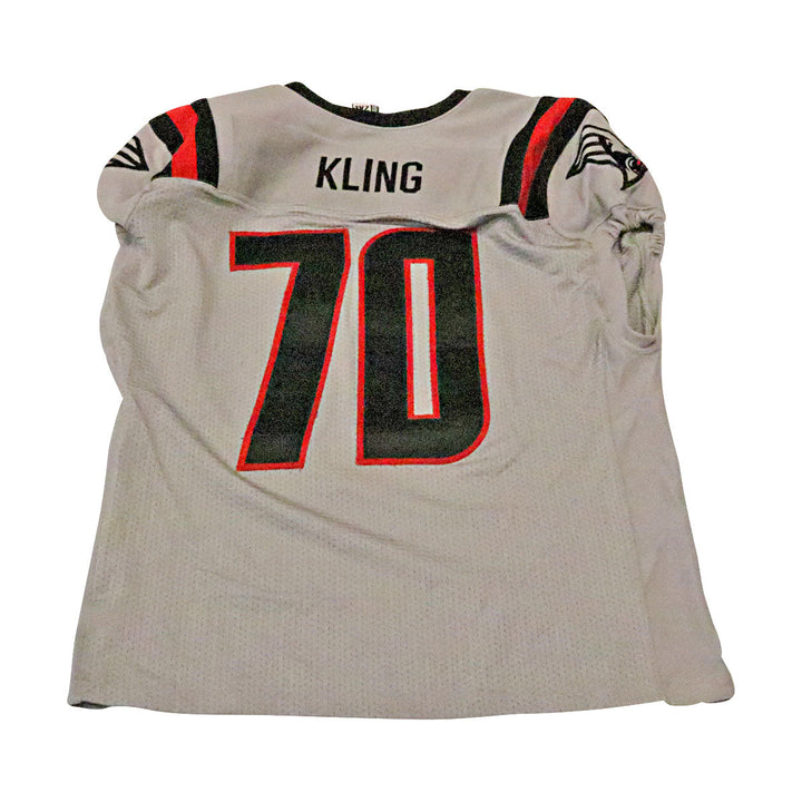 John Kling New York Guardians 2020 Game Used Away Jersey 2XL