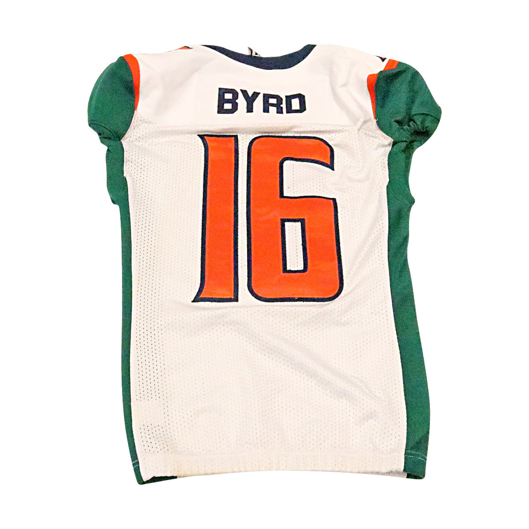 Dontez Byrd Seattle Dragons 2020 Game Used Away Jersey M