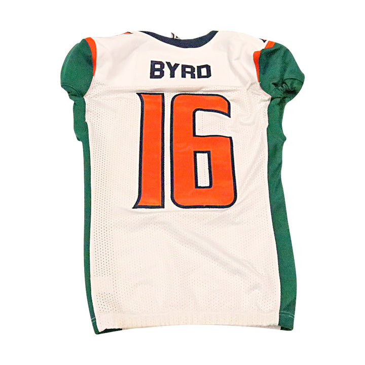 Dontez Byrd Seattle Dragons 2020 Game Used Away Jersey M